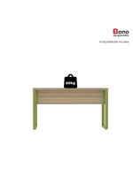 Mesa Escritório 1340x600x750mm M1340pe40tub Noce Naturalle-verde Miró