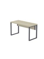 Mesa Escritório 1340x600x750mm M1340pe40tub Castanheira Natural-grafito