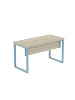 Mesa Escritório 1700x700x750 M170-70pe40tub Castanheira Natural-azul Dali