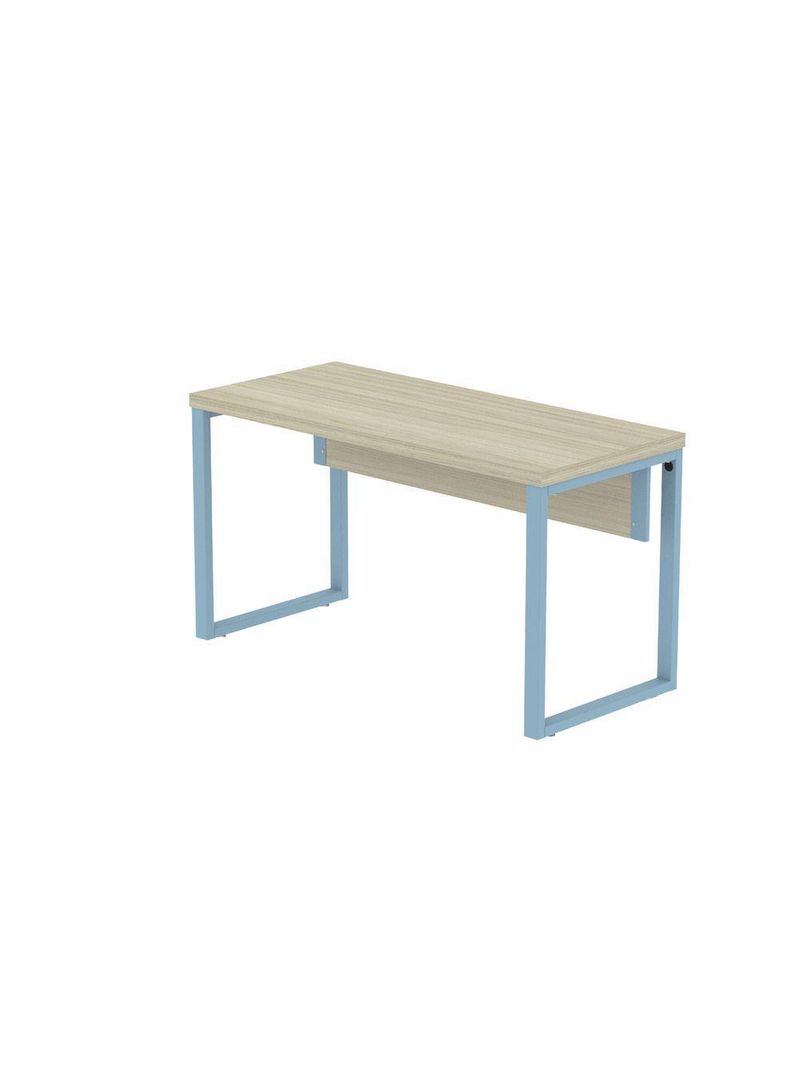 Mesa Escritório 1700x700x750 M170-70pe40tub Castanheira Natural-azul Dali