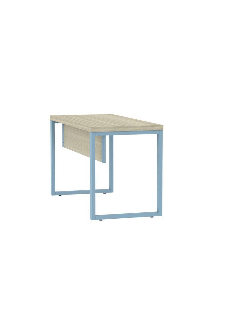 Mesa Escritório 1700x700x750 M170-70pe40tub Castanheira Natural-azul Dali