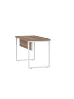 Mesa Escritório 1700x700x750 M170-70pe40tub Walnut-branco