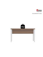 Mesa Escritório 1700x700x750 M170-70pe40tub Walnut-branco