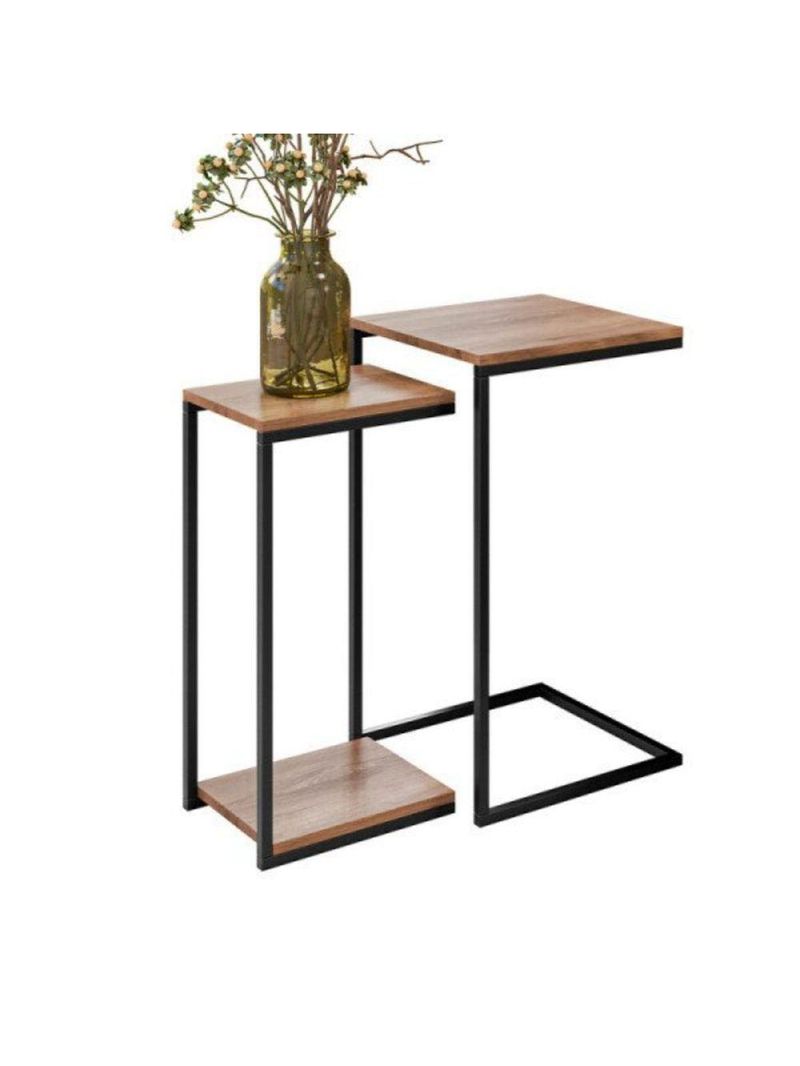 Conjunto Mesa Lateral E Apoio Aurora Demolição Preto