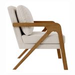 Kit 2 Poltrona Decorativa Moderna Para Sala Escritório Xangai Bouclé Bege
