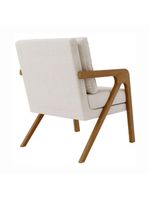 Kit 2 Poltrona Decorativa Moderna Para Sala Escritório Xangai Bouclé Bege