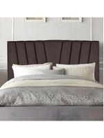 Cabeceira Estofada Cama Casal Queen Size 160 Cm Louise Corino Marrom