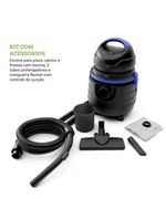 Aspirador De água E Pó Philco 1500w 20l Pas80 Preto 220V
