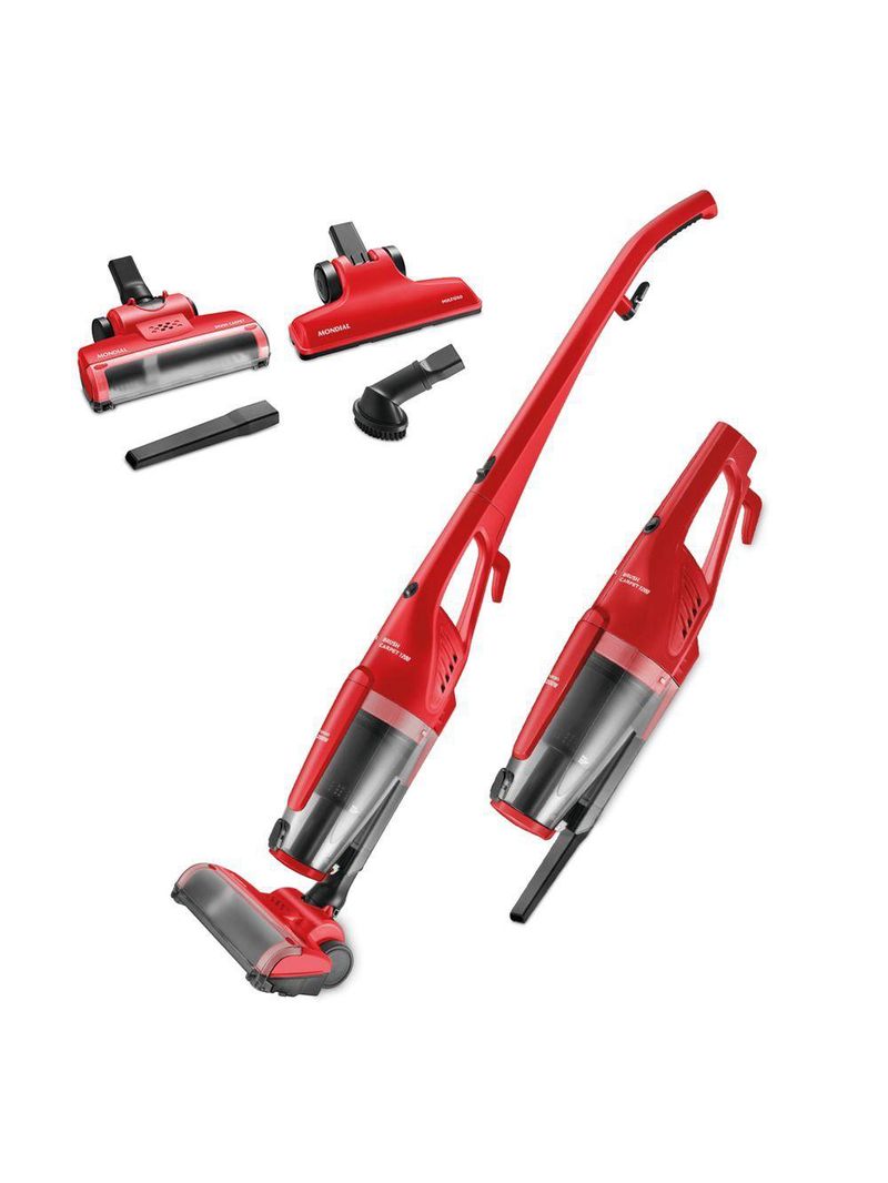 Aspirador de Pó Mondial Brush Carpet Vermelho1200 AP-25 127V