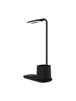 Luminária multi haste flexível com porta canetas e carregador wireless 10w - cb171