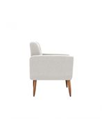 Poltrona Cadeira Decorativa Escritório Havana Matrix Bege