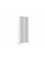 Estante de Escritório ESM225 c/ 10 Nichos Branco - Movelbento