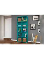 Estante de Escritório ESM225 c/ 10 Nichos Branco - Movelbento