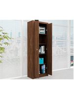 Armário de Escritório ME4105 c/ 2 Portas Preto - Tecno Mobili