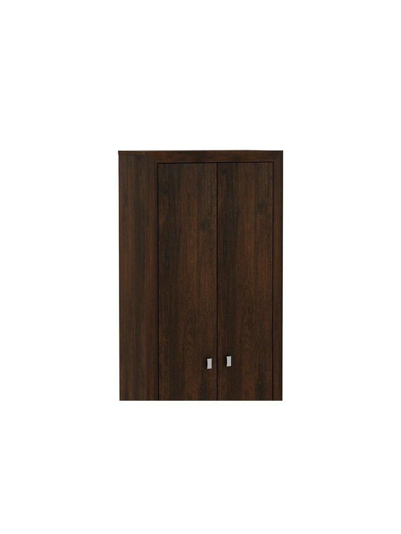 Armário de Escritório ME4105 c/ 2 Portas Preto - Tecno Mobili