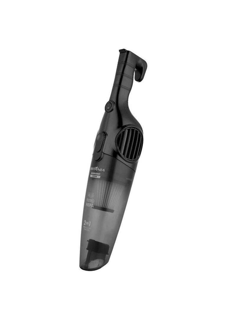 Aspirador De Pó Vertical Britânia 2 Em 1 1250w Bas1295 Preto 220 V