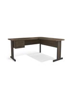 Mesa De Escritório Em L 2 Gavetas Versatile 1,70m X 1,50m