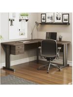 Mesa De Escritório Em L 2 Gavetas Versatile 1,70m X 1,50m