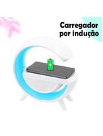 Caixa De Som Bluetooth Carregamento Por Indução Luminária Bluetooth Portátil