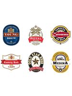 Conjunto de taças para cerveja ruvolo barcelona 370 ml – 6 peças