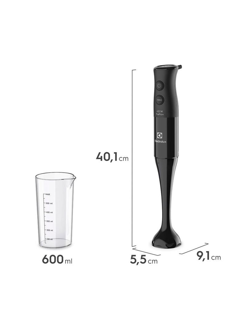 Mixer electrolux eib05 400w tecnologia truflow power system preto
