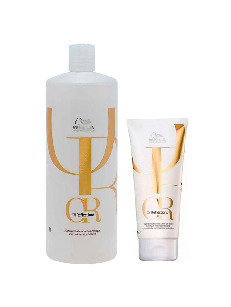 Wella professionals oil reflections kit – shampoo + condicionador