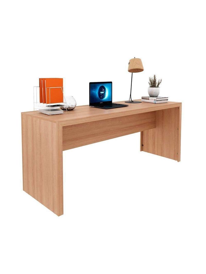 Mesa Multiuso Escritório Me4185 180cm Preto Tecno Mobili