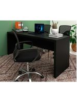 Mesa de Escritório ME4185 180cm Preto - Tecno Mobili