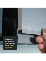 Armário de cozinha completa 260cm cinza nice madesa 01