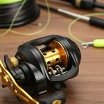 Carretilha de Pesca JWS Baitcasting 17+1 rolamentos WS-TB715