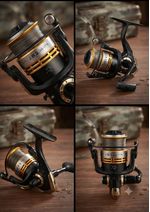 Molinete de Pesca JWS WS-Y776 Dourado 3 rolamentos