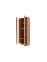 Estante de Escritório ME4115 c/ 2 Portas c/ Vidro Branco - Tecno Mobili