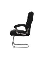 Cadeira De Escritório Fixa Munique Confort Ergonômica Preta