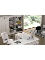Estante de Escritório ME4150 c/ 3 Prateleiras Amêndoa - Tecno Mobili