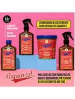 Kit shampoo + tratamento antiqueda + leave-in lola cosmetics rapunzel