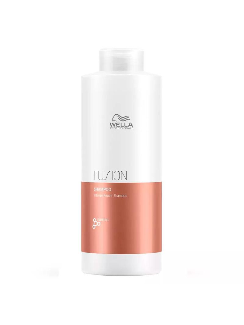 Kit wella professionals fusion - shampoo + máscara - tamanho profissional