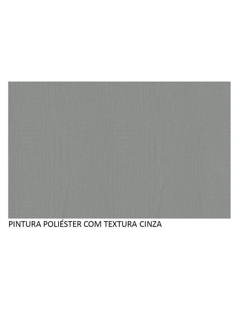 Adega armário de cozinha 20 cm com 4 nichos cinza nice madesa