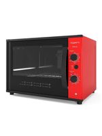 Forno Fogatti Elétrico Bancada Top 60Litros Vermelho 110V