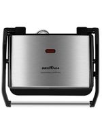 Sanduicheira grill britânia bgr27i press 850w antiaderente – inox/preta