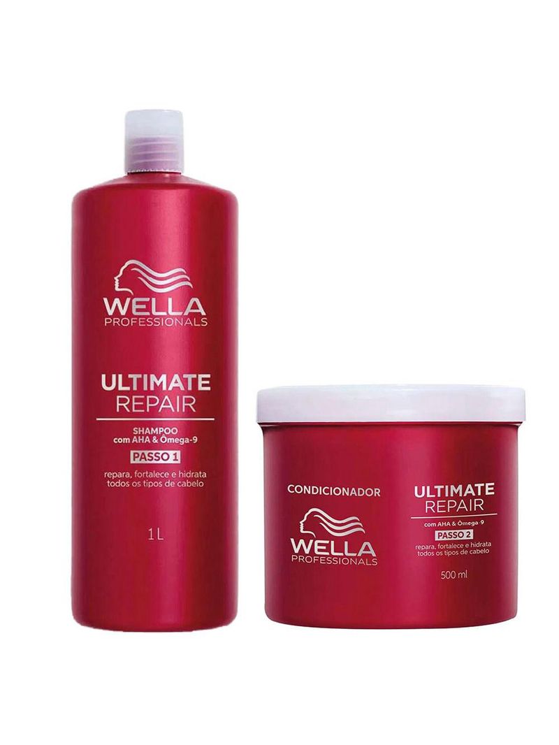 Wella professionals ultimate repair kit - shampoo + condicionador