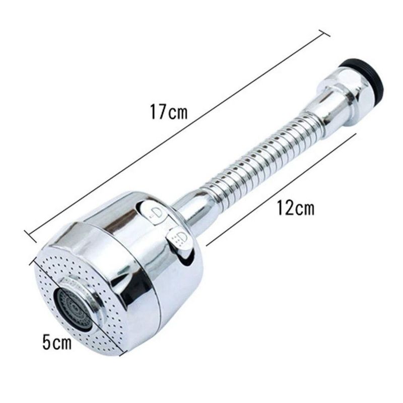 Adaptador Torneira Giratorio Difusor Bico Aerador 360 Cromado