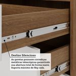 Quarto 7 Portas 5 Gavetas Cab Cs Paris Master Luciane Móveis Avelã Pf-branco Pf