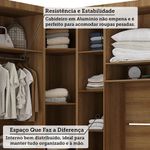 Quarto 7 Portas 5 Gavetas Cab Cs Paris Master Luciane Móveis Avelã Pf-cinammon Pf
