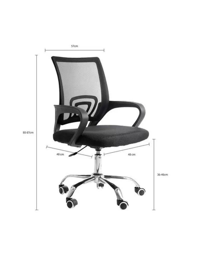 Cadeira De Escritorio Begonia Tela Mesh Ergonomica Giratoria