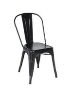 Kit Com 2 Cadeira Tolix Iron Aço Carbono Industrial Preto