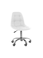 Cadeira Office Eiffel Botonê Ajustável Oficial Girat + Ebook Branco 1