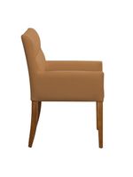 Cadeira Para Mesa De Jantar Angel Base Madeira Corano Caramelo - Nexta Casa