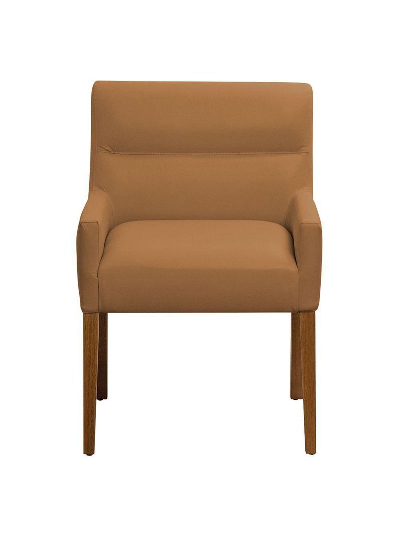 Cadeira Para Mesa De Jantar Angel Base Madeira Corano Caramelo - Nexta Casa