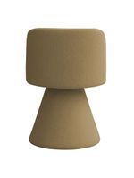 Cadeira De Jantar Liz Base Fixa Bouclé Camel - Nexta Casa