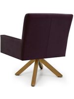 Cadeira Para Sala Angel Giratória Giromad Veludo Roxo - Nexta Casa